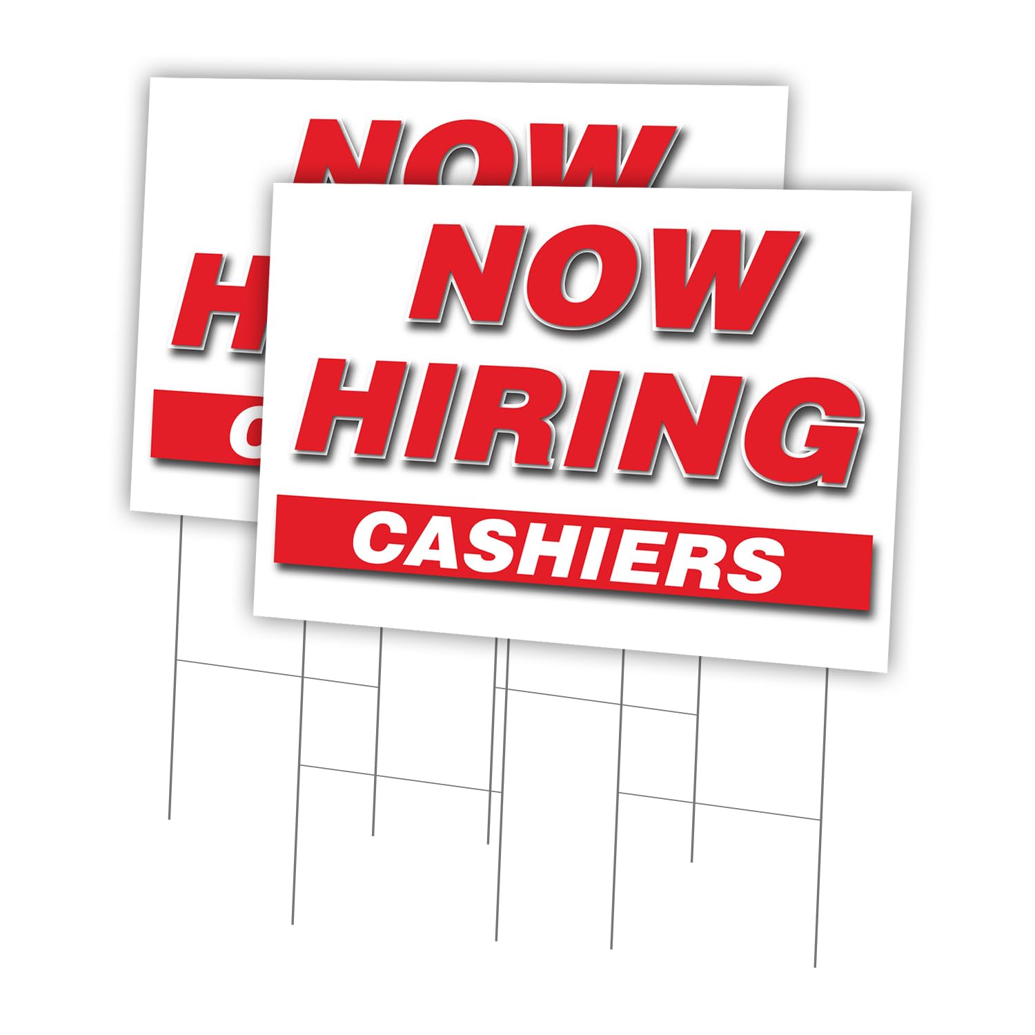 Amazon.com: Now Hiring Cashiers 2 Pack of 24